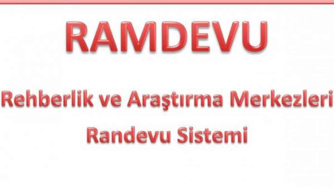 RAMDEVU Sistemimiz kullanıma açılmıştır. 